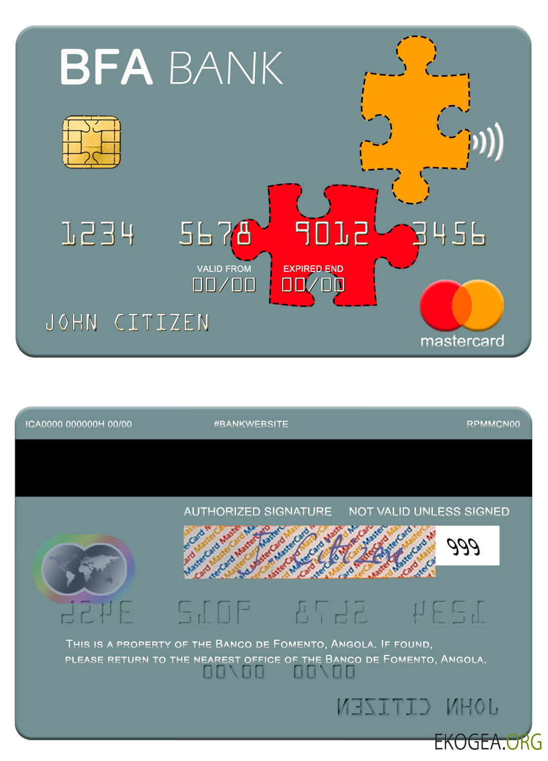 Carte Mastercard Angola Banco de Fomento